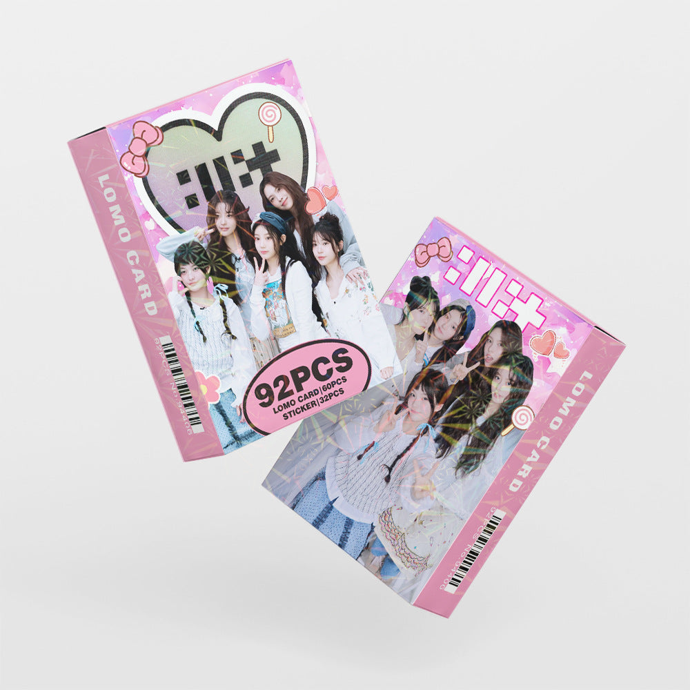 92PCS ILLIT Memory Forest idol Sticker LOMO Cards