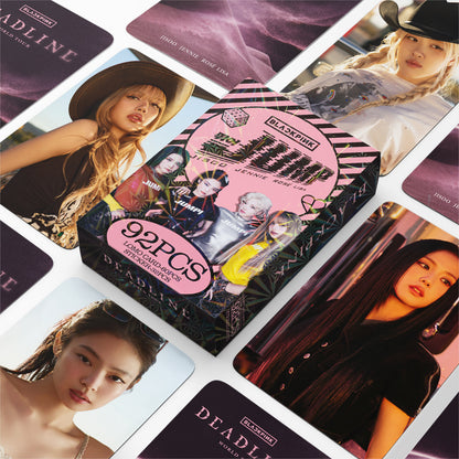 92PCS BLACKPINK New Album Jump Star Photos LOMO Cards