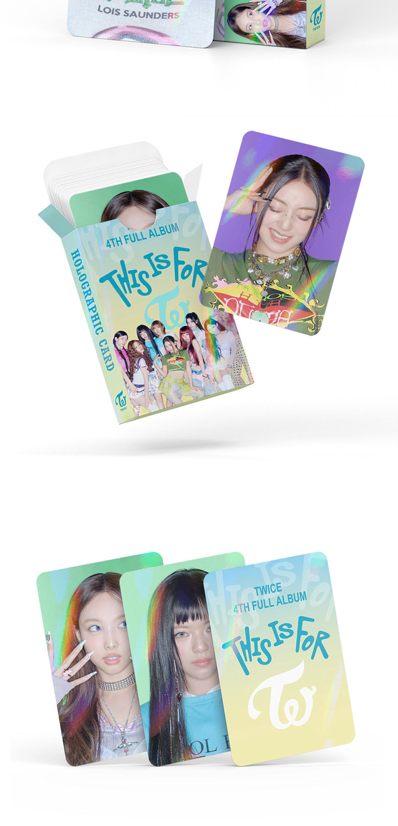 30PCS TWICE Comeback Album THIS IS FOR Holographic LOMO Cards
