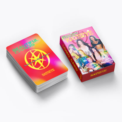 60PCS KATSEYE Star Support Holographic Photo Cards