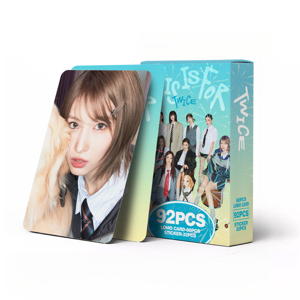 92PCS TWICE Return Album THIS IS FOR Star Photo LOMO Cards