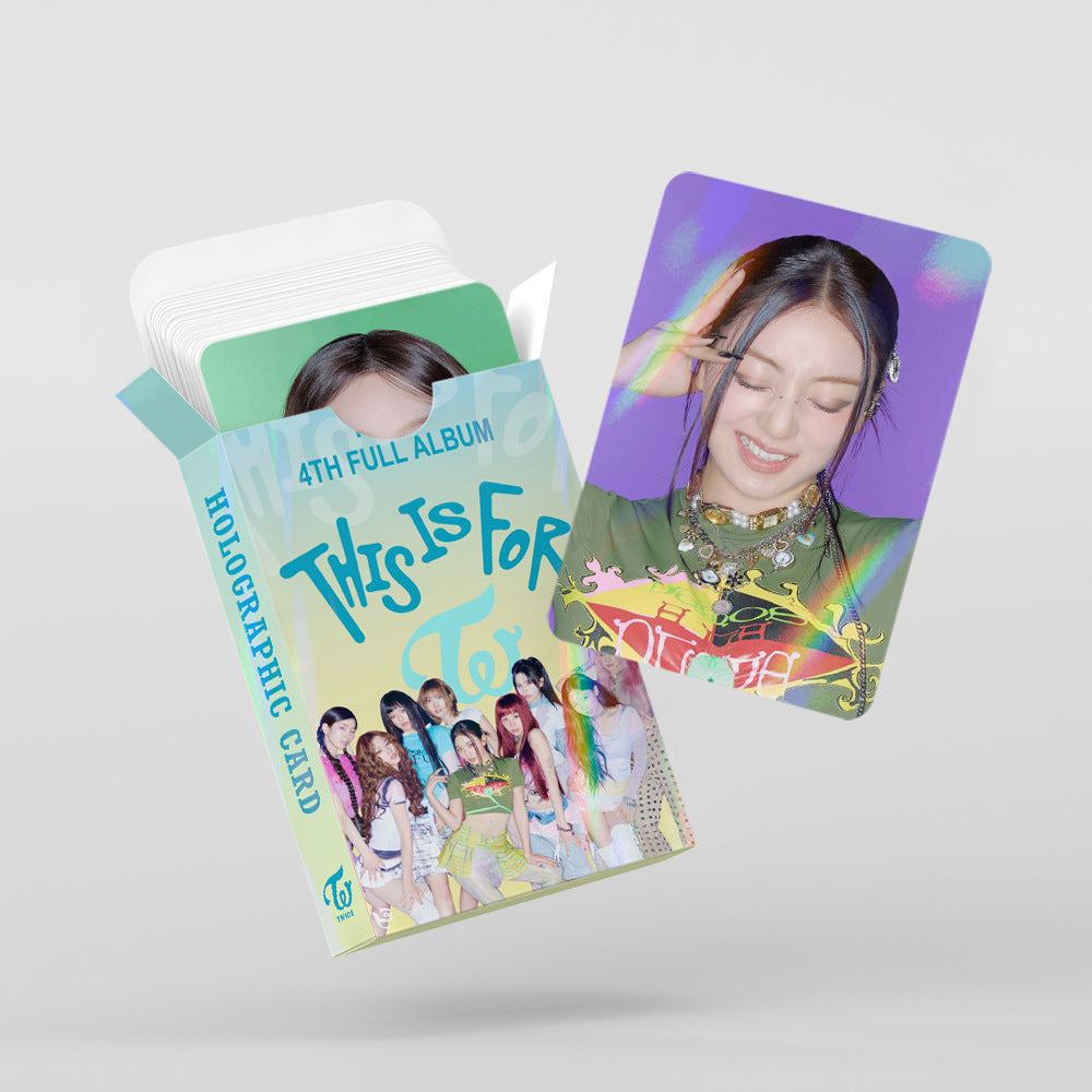 30PCS TWICE Comeback Album THIS IS FOR Holographic LOMO Cards