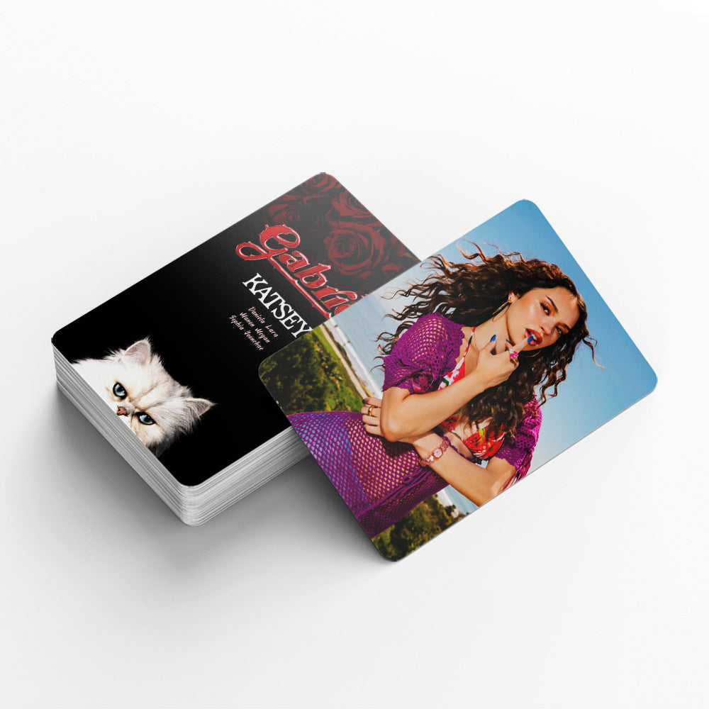 92PCS KATSEYE Single-Track Gabriela Photo Sticker LOMO Cards