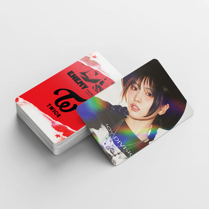 124PCS TWICE Album ENEMY Merchandise Stickers and LOMO Card