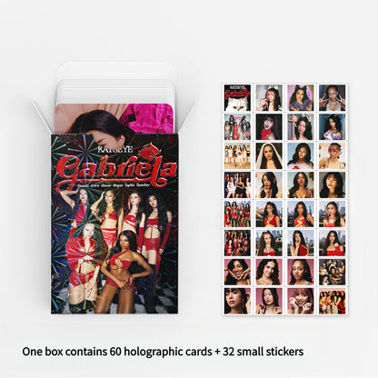 92PCS KATSEYE Single-Track Gabriela Photo Sticker LOMO Cards