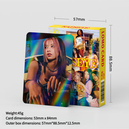 30PCS KATSEYE Star Collection LOMO Holographic Card