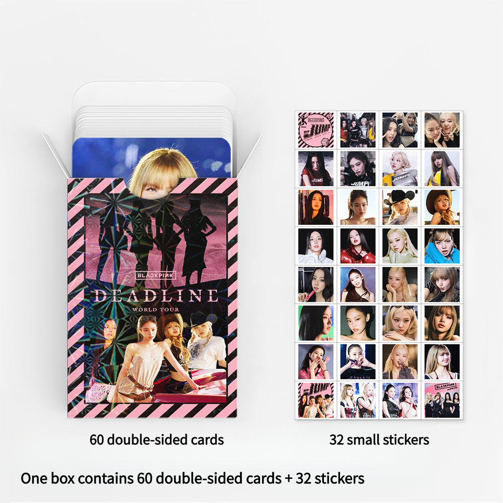 92PCS BLACKPINK New Album Jump Star Photos LOMO Cards