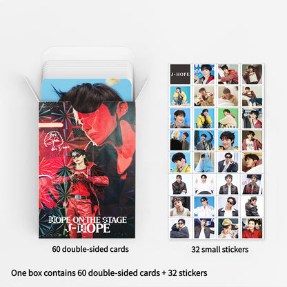 92PCS BTS J-Hope Solo Album Photo Stickers LOMO Cards