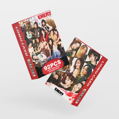 92PCS TWICE Album ENEMY Star Photo Stickers LOMO Cards