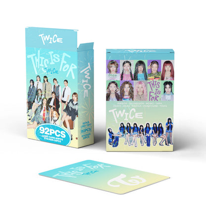 92PCS TWICE Return Album THIS IS FOR Star Photo LOMO Cards