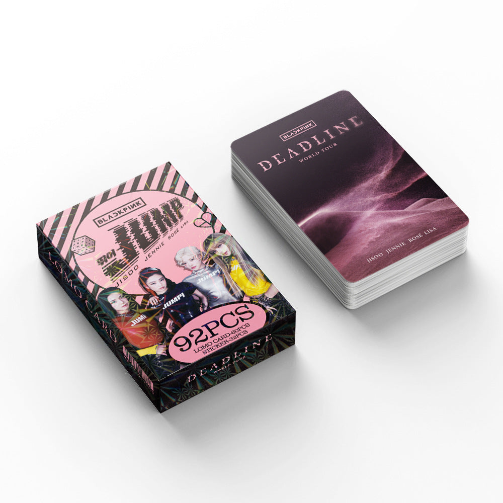 92PCS BLACKPINK New Album Jump Star Photos LOMO Cards