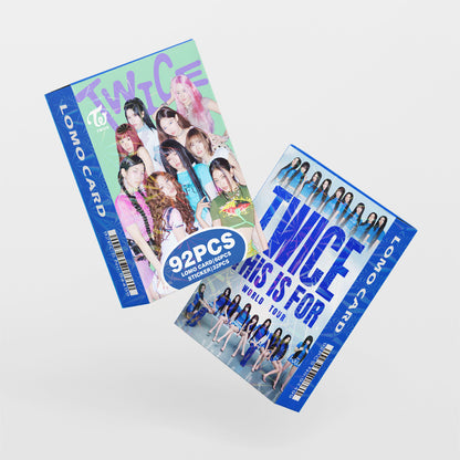 92PCS TWICE Album ENEMY Star Photo Stickers LOMO Cards