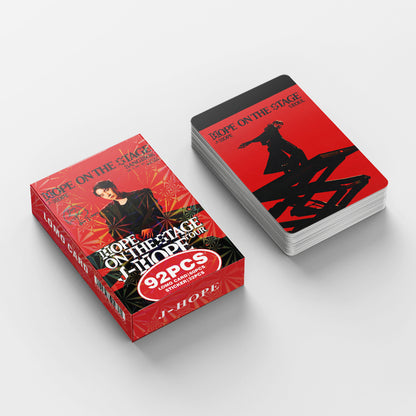 92PCS BTS J-Hope Solo Album Photo Stickers LOMO Cards