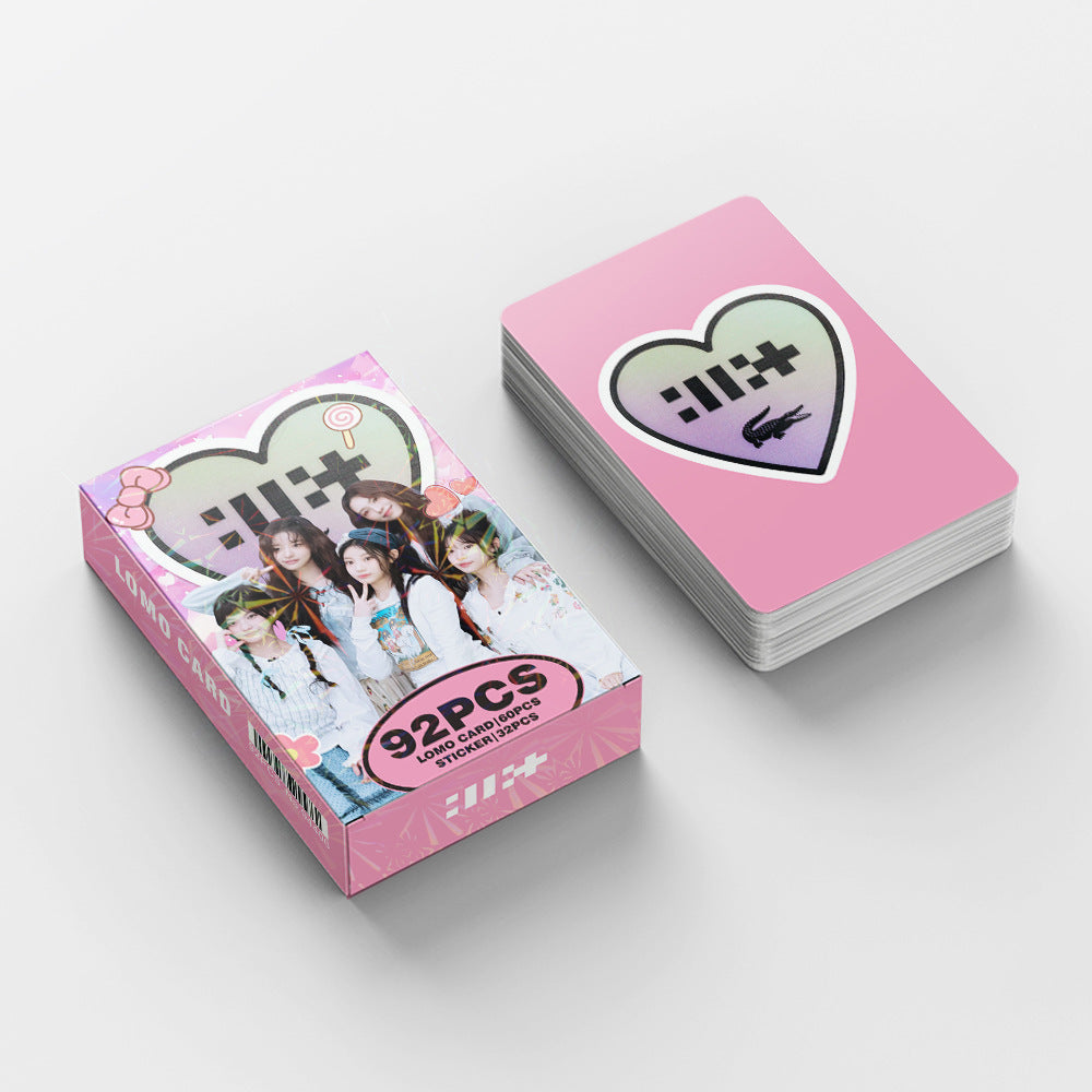 92PCS ILLIT Memory Forest idol Sticker LOMO Cards