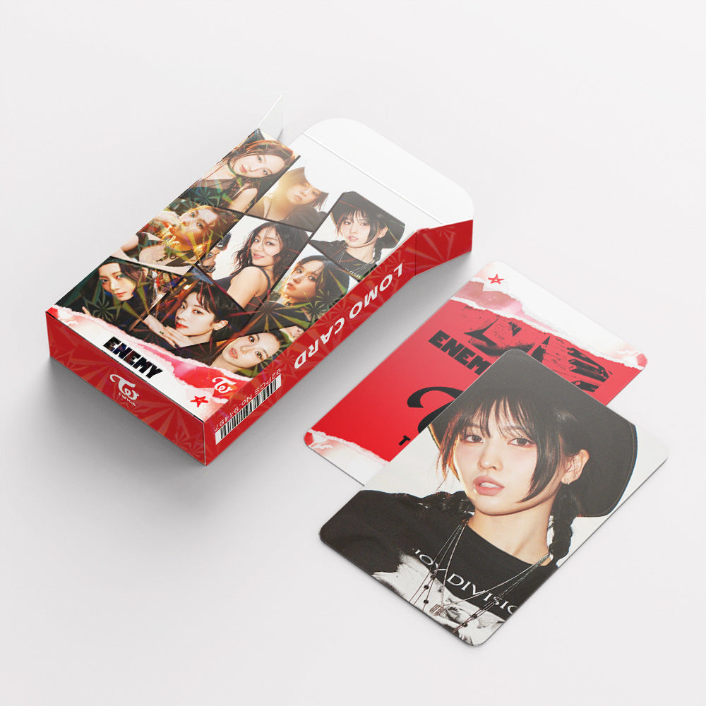92PCS TWICE Album ENEMY Star Photo Stickers LOMO Cards