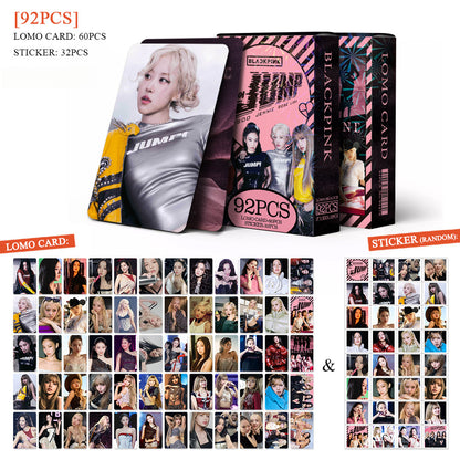 92PCS BLACKPINK New Album Jump Star Photos LOMO Cards
