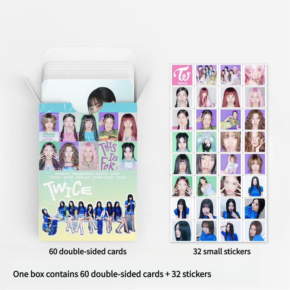92PCS TWICE Return Album THIS IS FOR Star Photo LOMO Cards