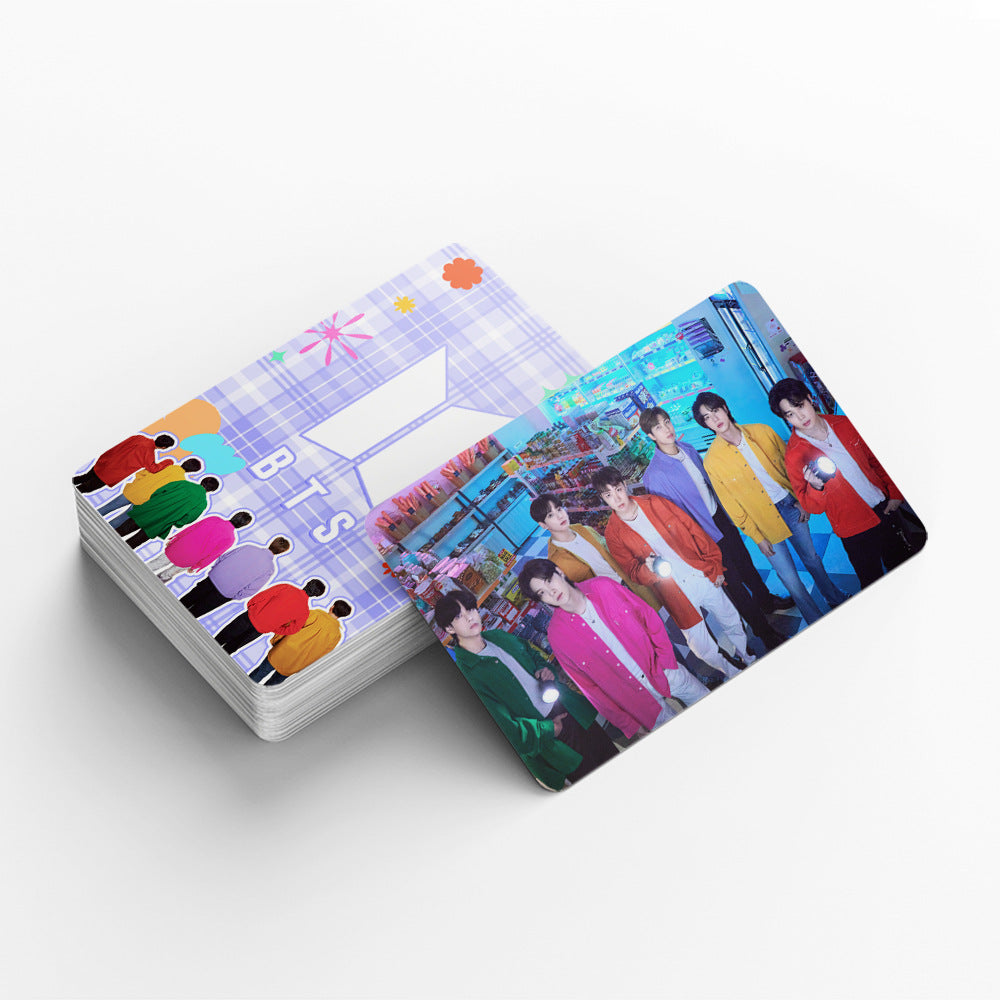 92PCS BTS Collection Card Mini Stickers LOMO Cards