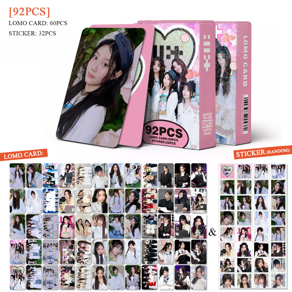 92PCS ILLIT Memory Forest idol Sticker LOMO Cards