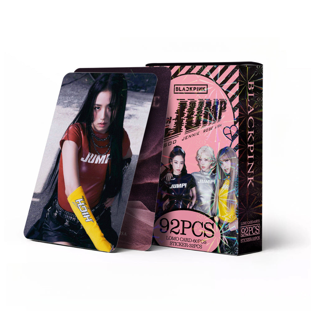 92PCS BLACKPINK New Album Jump Star Photos LOMO Cards