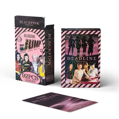 92PCS BLACKPINK New Album Jump Star Photos LOMO Cards