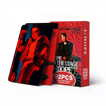 92PCS BTS J-Hope Solo Album Photo Stickers LOMO Cards