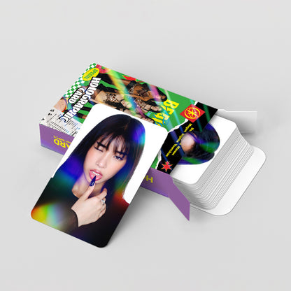 124PCS KATSEYE Tour THE BEAUTIFUL CHAOS Holographic LOMO Cards