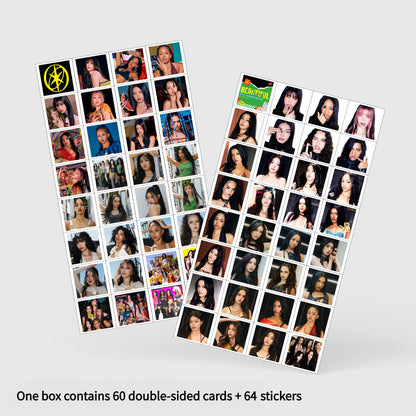 124PCS KATSEYE Tour THE BEAUTIFUL CHAOS Holographic LOMO Cards