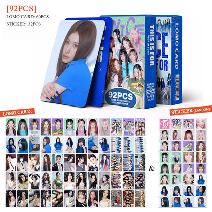 92PCS TWICE Album ENEMY Star Photo Stickers LOMO Cards