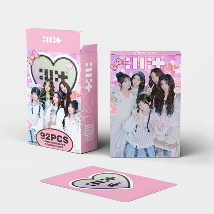 92PCS ILLIT Memory Forest idol Sticker LOMO Cards