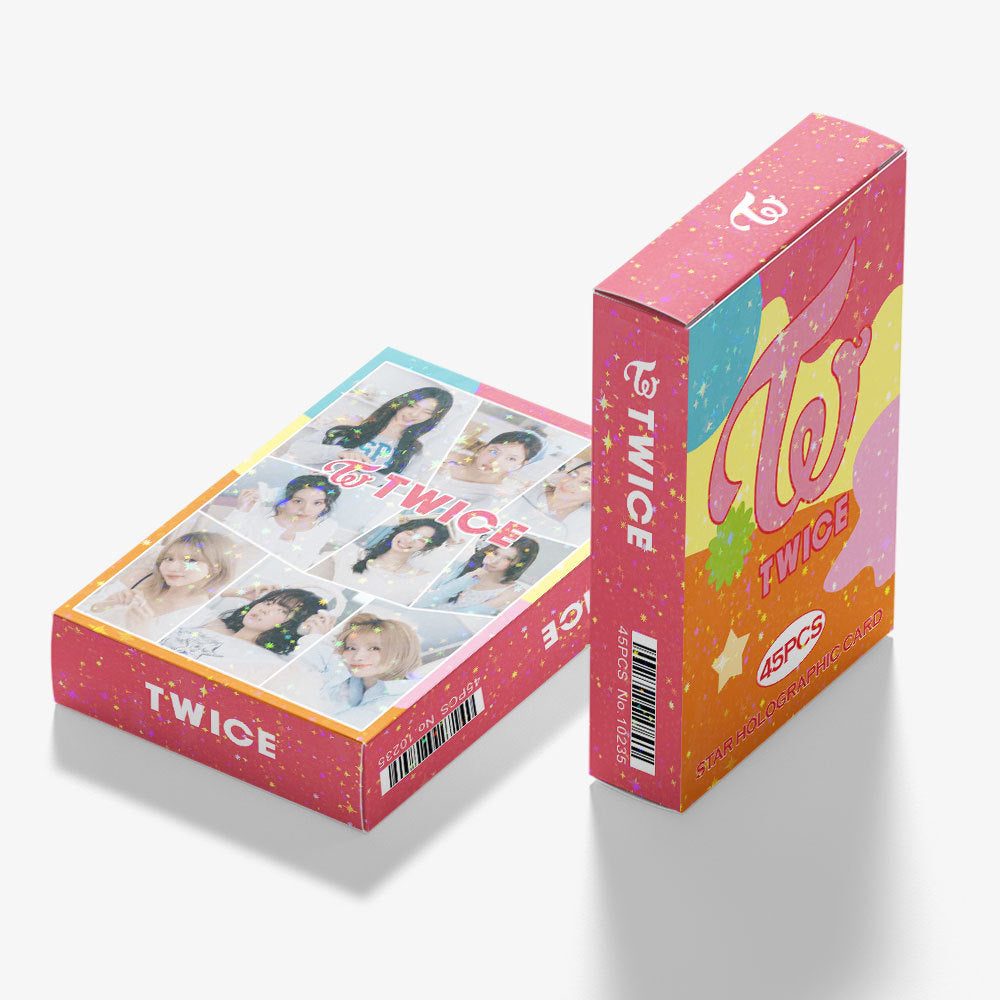 45PCS TWICE Star Photo Collection Starry LOMO Cards