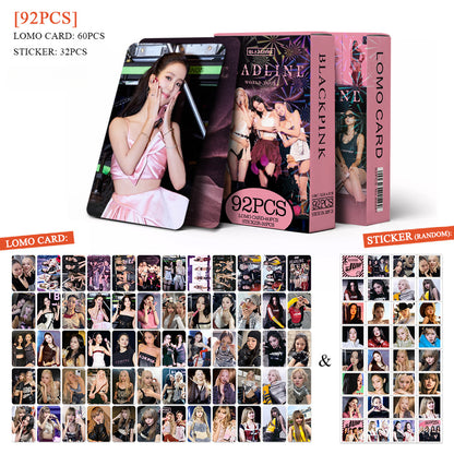 92PCS BLACKPINK DEADLINE Tour Photo Stickers Lomo Cards