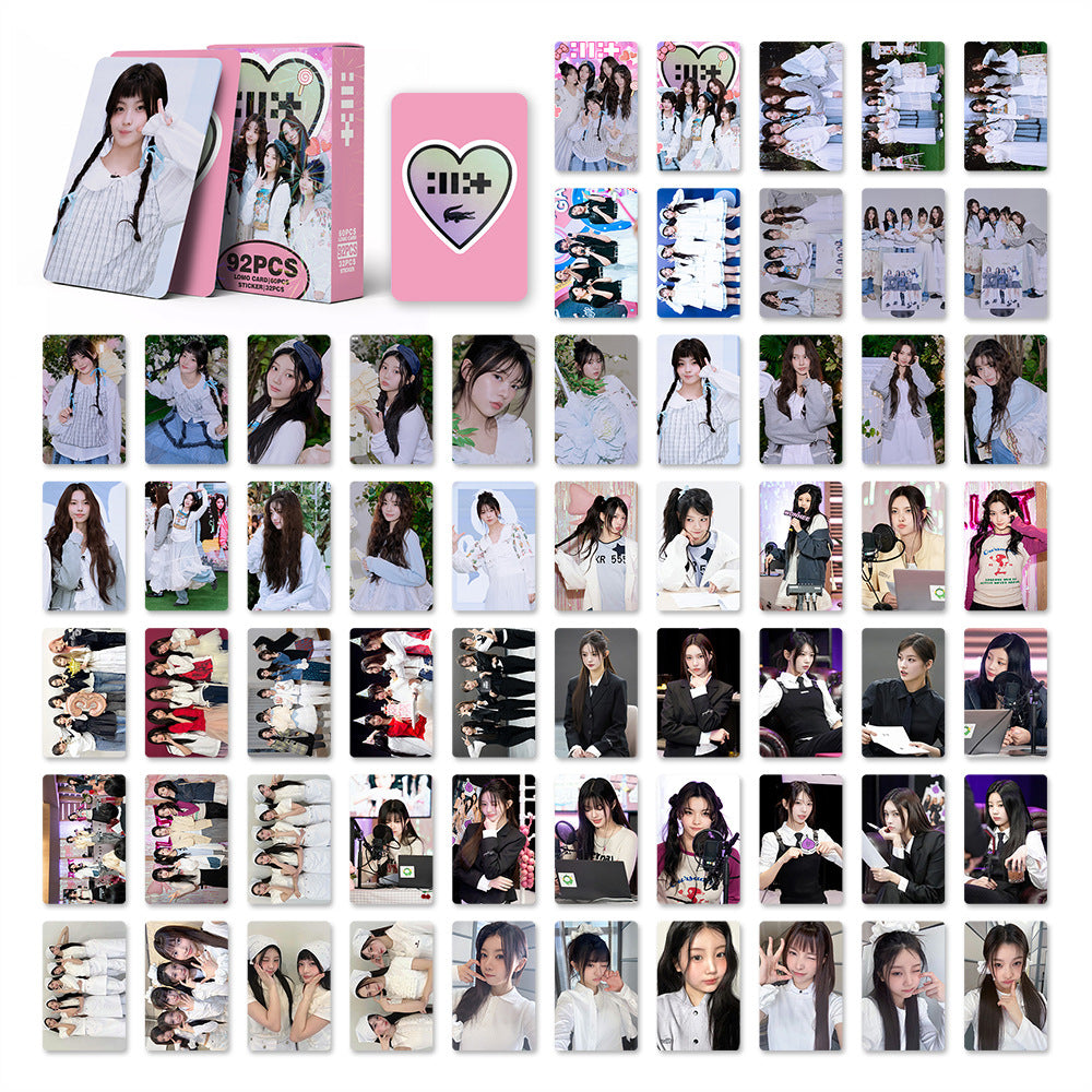 92PCS ILLIT Memory Forest idol Sticker LOMO Cards