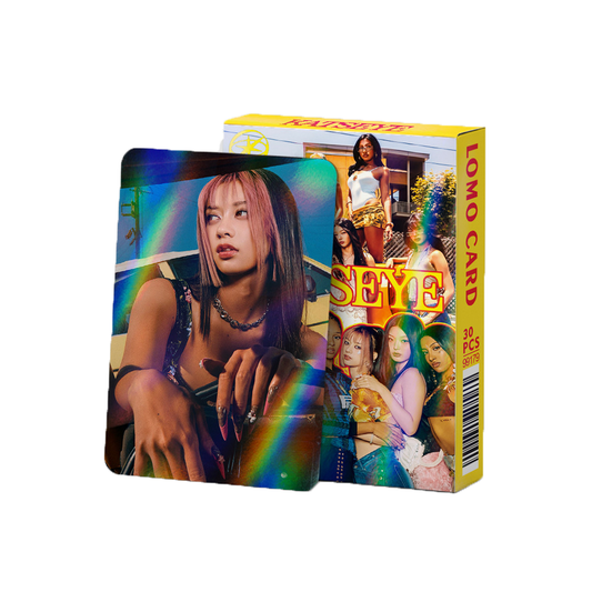 30PCS KATSEYE Star Collection LOMO Holographic Card