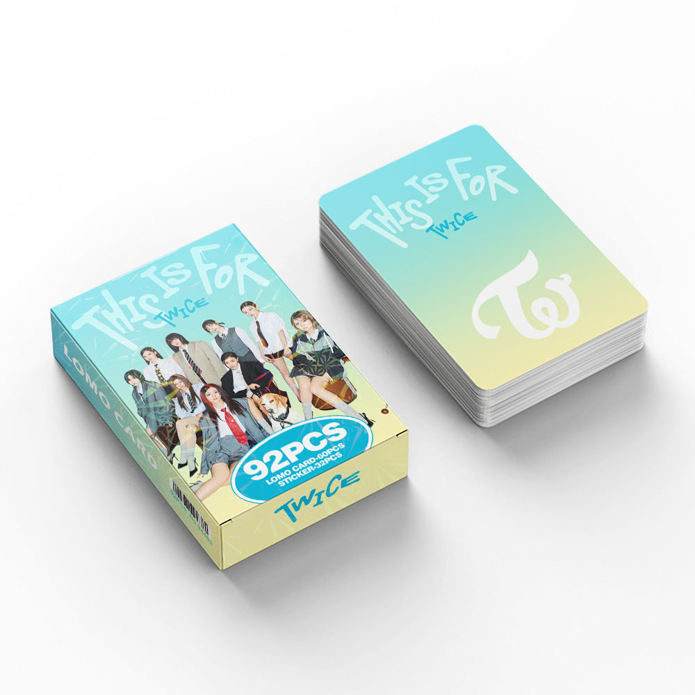 92PCS TWICE Return Album THIS IS FOR Star Photo LOMO Cards
