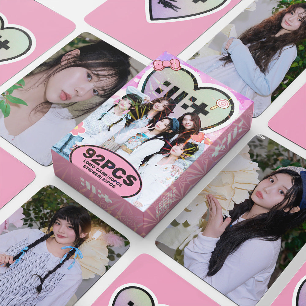 92PCS ILLIT Memory Forest idol Sticker LOMO Cards