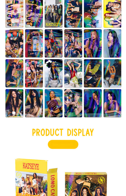 30PCS KATSEYE Star Collection LOMO Holographic Card